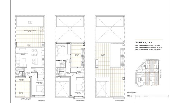 New Build - Terraced house / Townhouse - San Javier - pueblo