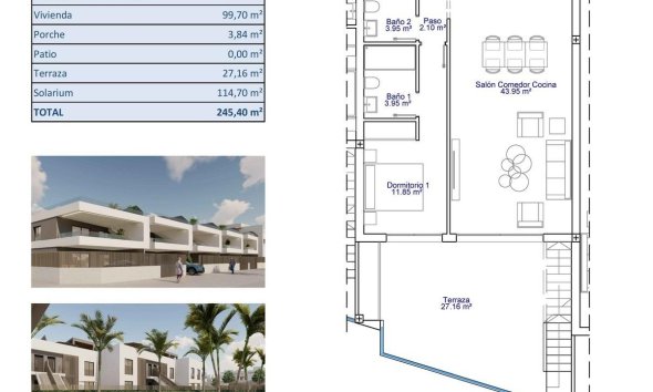 New Build - Bungalow - Pilar de la Horadada - pueblo