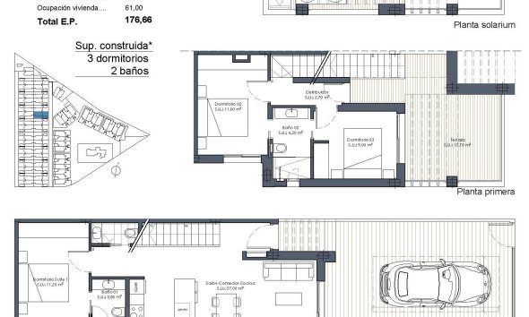 Obra nueva - Adosado - Los Alcazares - Serena Golf