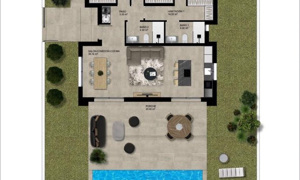 New Build - Villa - Hondón de las Nieves - Urbaniz La Montañosa