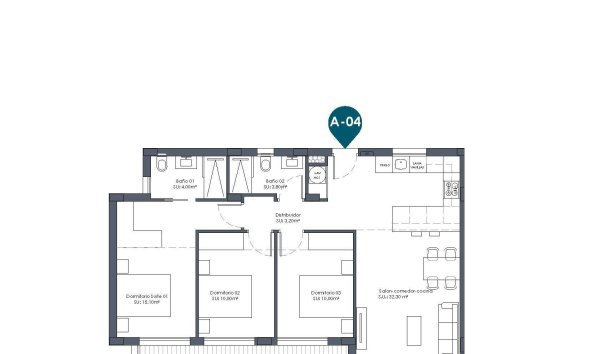 New Build - Apartment - Los Alcazares - Serena Golf