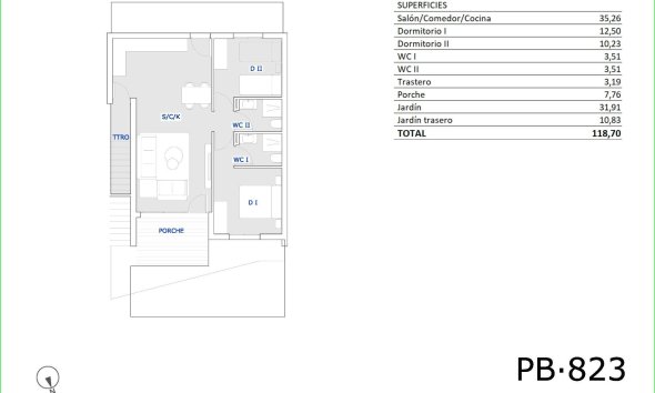 New Build - Bungalow - San Miguel de Salinas - Pueblo