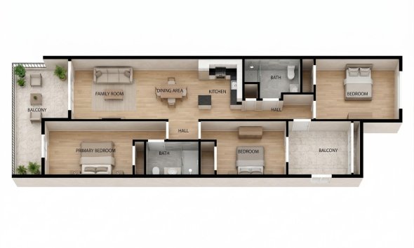 Resale - Apartment - Torrevieja - Los Frutales