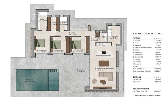 New Build - Villa - Pinoso - Lel
