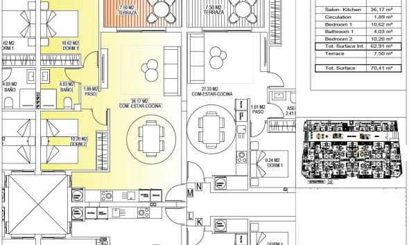Obra nueva - Apartamento - San Miguel de Salinas