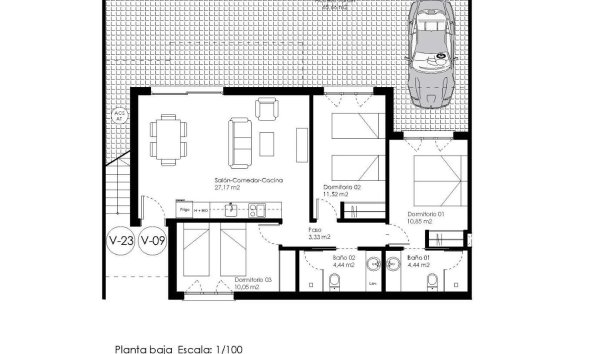 New Build - Bungalow - Pilar de la Horadada