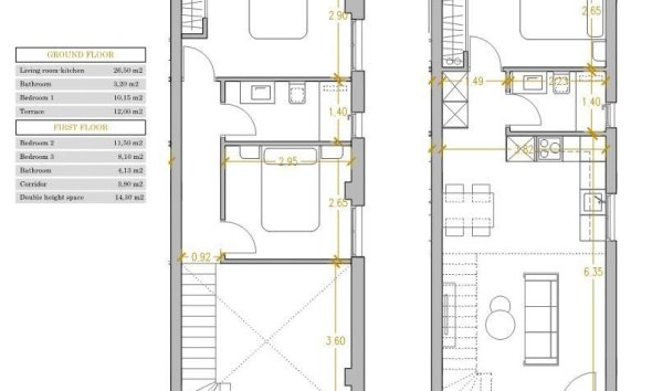 New Build - Terraced house / Townhouse - Orihuela Costa