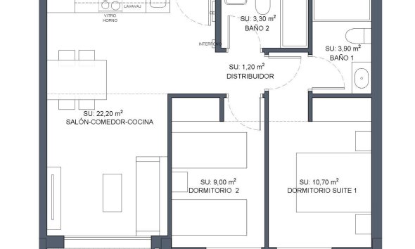 New Build - Apartment - Benijofar