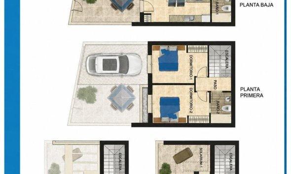 Resale - Terraced house / Townhouse - Orihuela Costa - Las Filipinas
