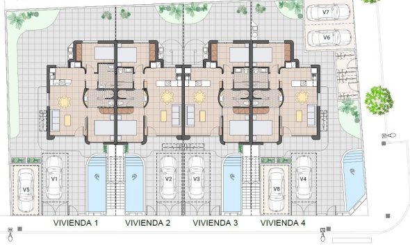 New Build - Bungalow - Pilar de la Horadada