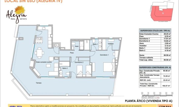 Rynek Pierwotny - Penthouse'y - Alicante