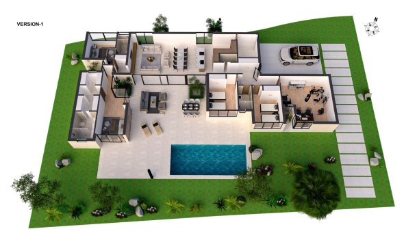 Obra nueva - Villa - Baños y Mendigo - Altaona Golf And Country Village