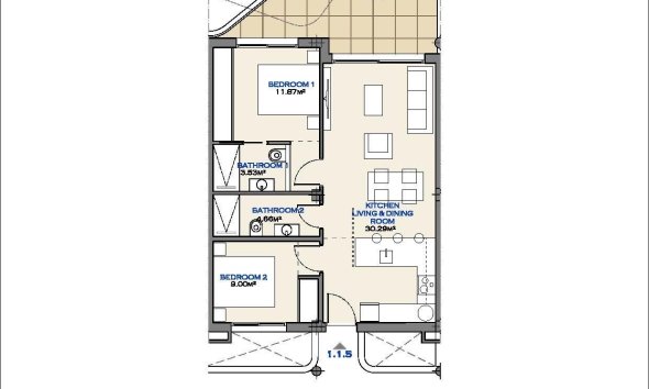 Obra nueva - Apartamento / Dúplex - Los Alcazares - Los Alcázares