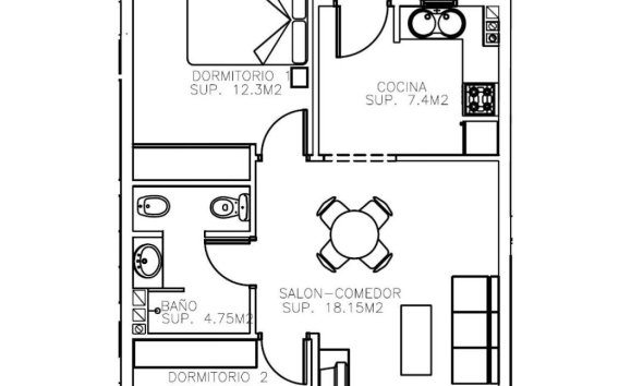 New Build - Apartament / Duplex - Aguilas