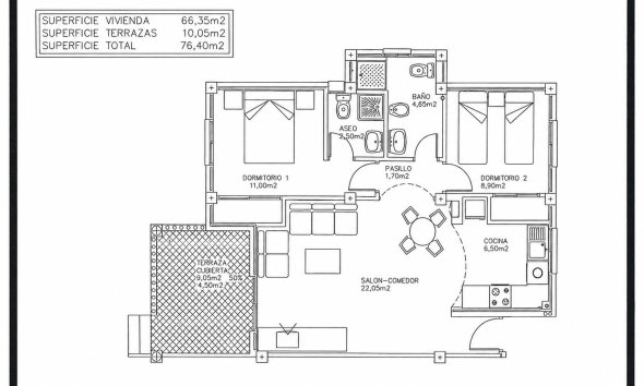 Resale - Apartment - Orihuela Costa - Lomas de Cabo Roig