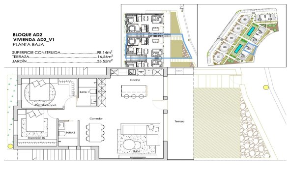 Obra nueva - Bungalow - Torre Pacheco