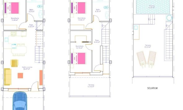 New Build - Terraced house / Townhouse - San Pedro del Pinatar - San Pedro De Pinatar