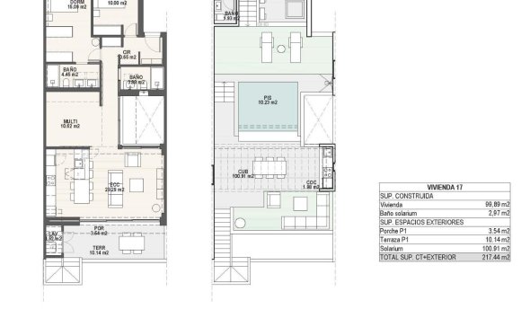 New Build - Townhouse / Terraced House - Pilar de la Horadada