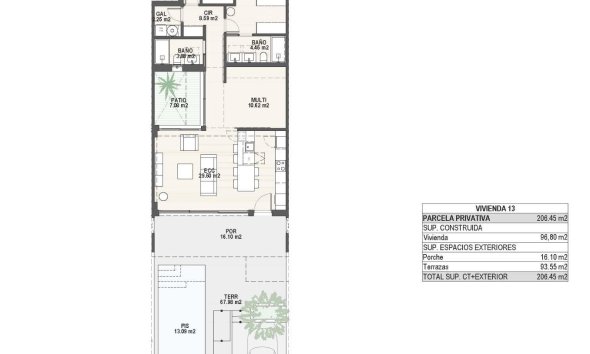 New Build - Bungalow - Pilar de la Horadada