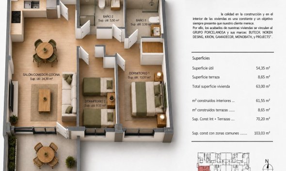 Obra nueva - Apartamento - Villajoyosa