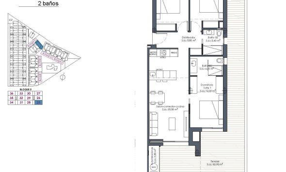 New Build - Apartament / Duplex - Los Alcazares - Los Alcázares