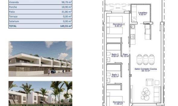 New Build - Apartament / Duplex - Pilar de la Horadada