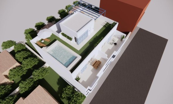 New Build - Bungalow - Pilar de la Horadada