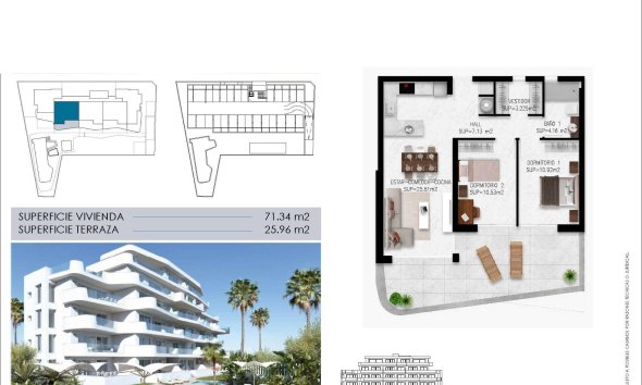 New Build - Apartament / Duplex - Pilar de la Horadada