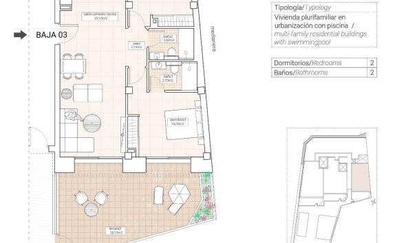 Obra nueva - Apartamento / Dúplex - Hondón de las Nieves