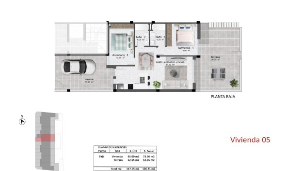 New Build - Bungalow - Pilar de la Horadada