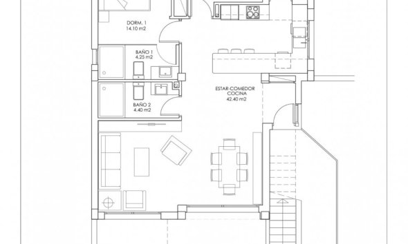 Obra nueva - Bungalow - San Miguel de Salinas