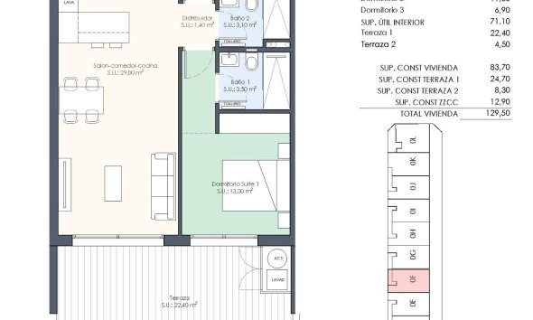 New Build - Apartament / Duplex - Benijofar