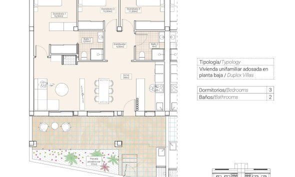 New Build - Apartament / Duplex - Hondón de las Nieves