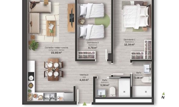 New Build - Apartament / Duplex - Mojacar