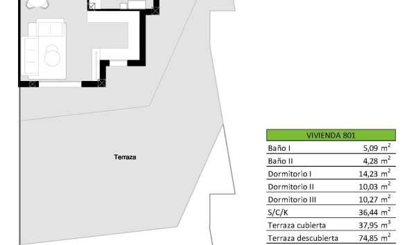 Obra nueva - Apartamento / Dúplex - San Miguel de Salinas