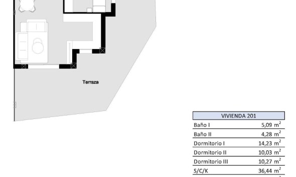 Obra nueva - Apartamento / Dúplex - San Miguel de Salinas
