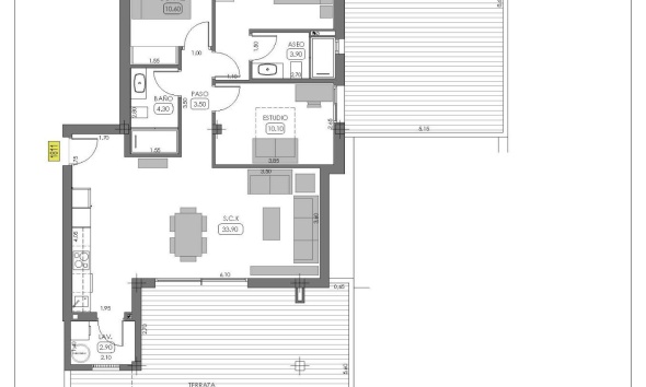 New Build - Apartment / Duplex - Algorfa