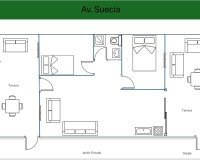 Resale - Bungalow - Orihuela Costa - Mil Palmeras