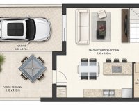 Resale - Terraced house / Townhouse - Orihuela Costa - Las Filipinas